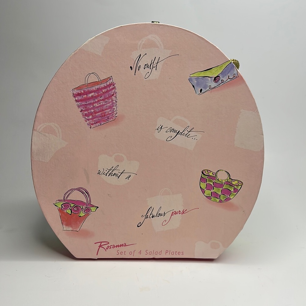 Rosanna Set of 4 salad plates